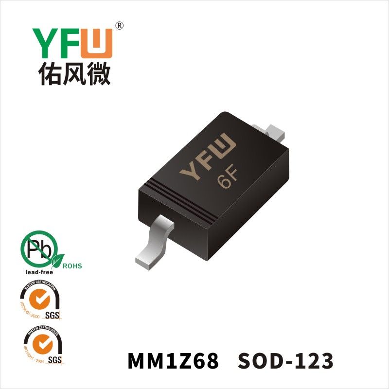 MM1Z68 SOD-123穩壓二極管 YFW佑風微原廠
